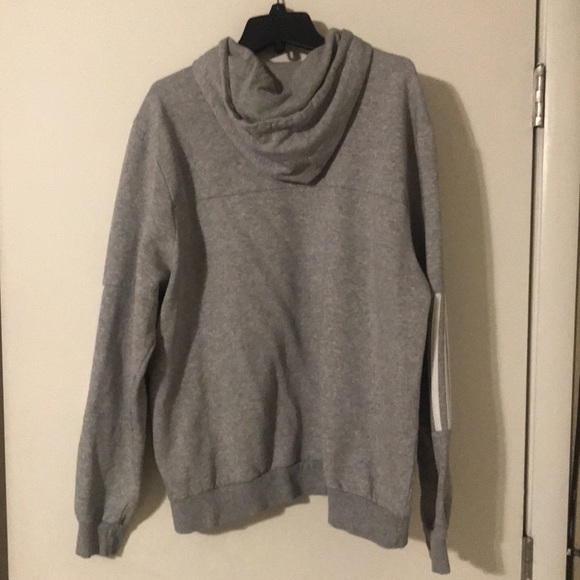 Adidas Grey hooded sweatshirt. Size Medium. - Picture 2 of 3